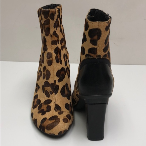 Tsubo women’s Boots Cheetah Leather 7.5 New - Picture 7 of 8